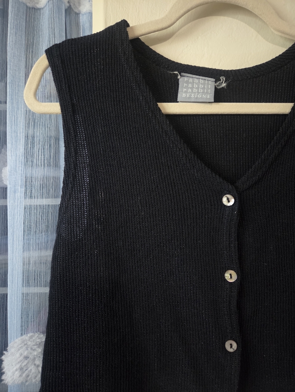 Rabbit Rabbit Rabbit Designs Knit Sweater Vest Tank - Picture 3 of 6